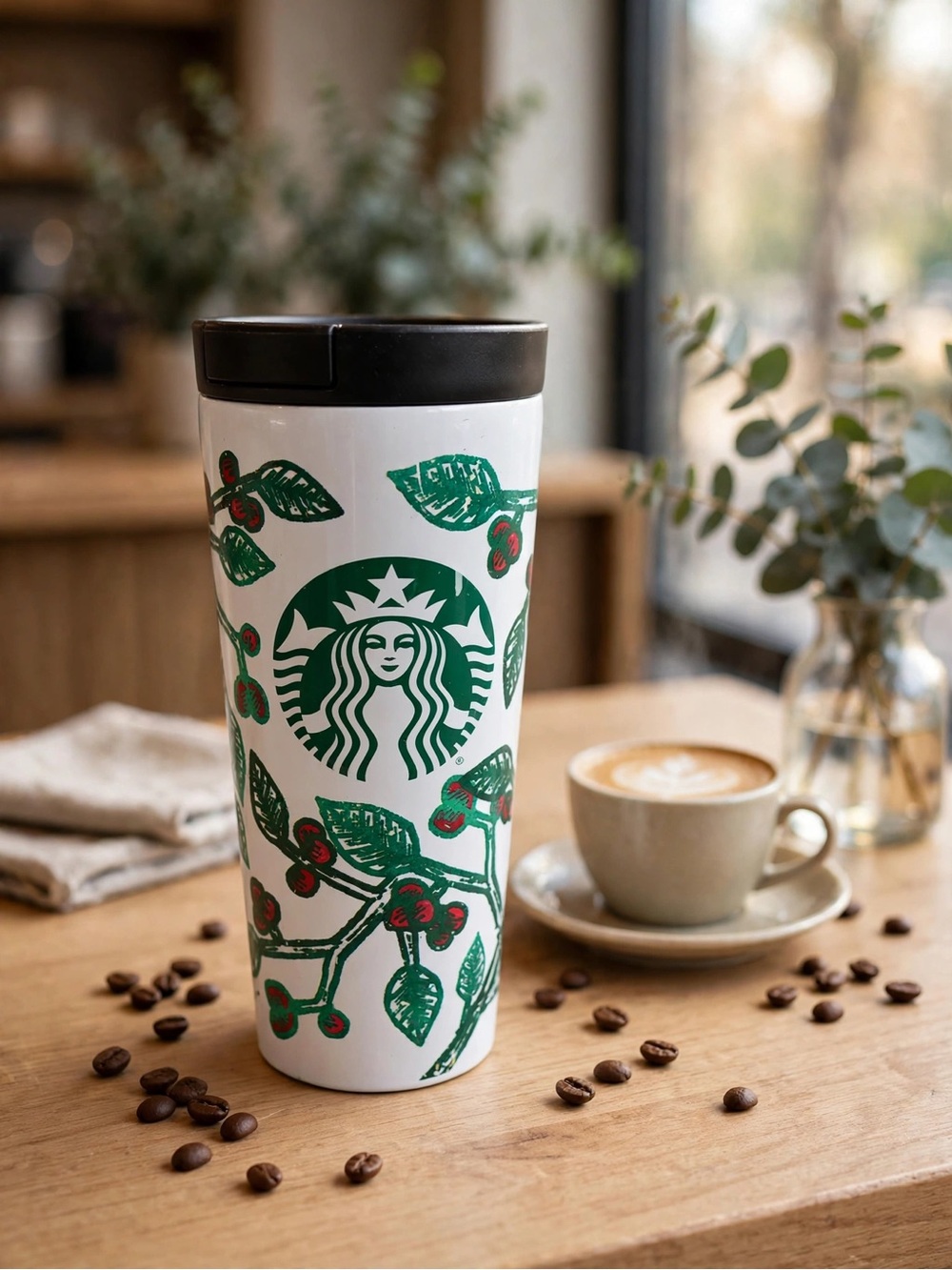 Starbucks Coffee Cherry Travel Mug